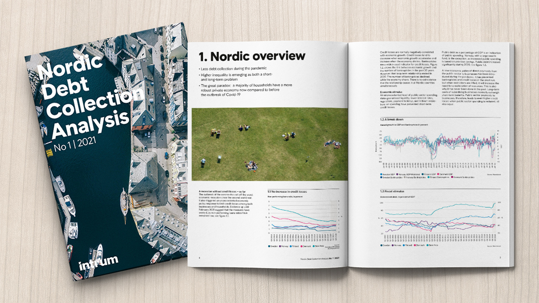 Today we launch the Nordic Debt Collection Analysis no 1 2021