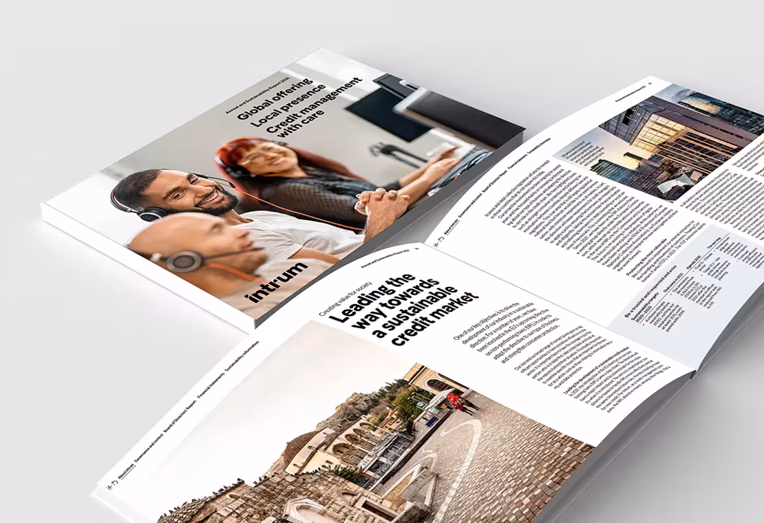 Intrum's Annual and Sustainability Report for 2021